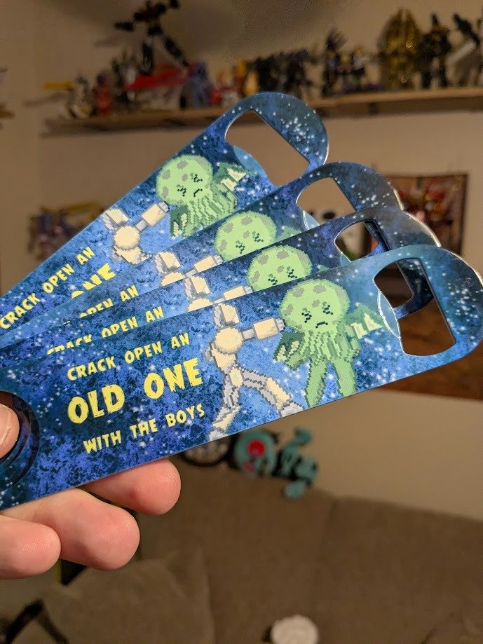 "Crack Open An Old One" - Sublimated Bottle Opener product image (1)