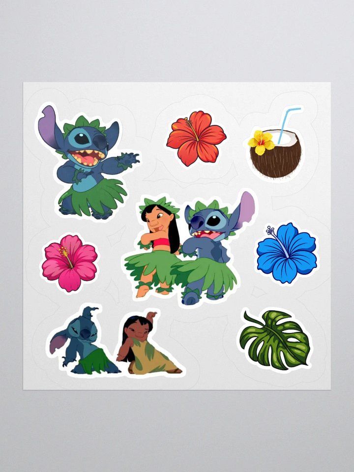 Hula Stitch & Lilo Sticker Collection product image (1)