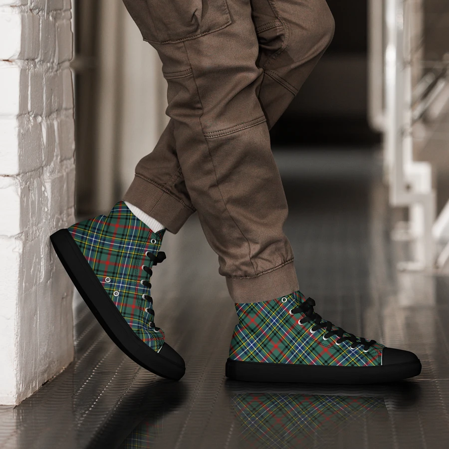 Bisset Tartan Men's High Top Shoes product image (16)