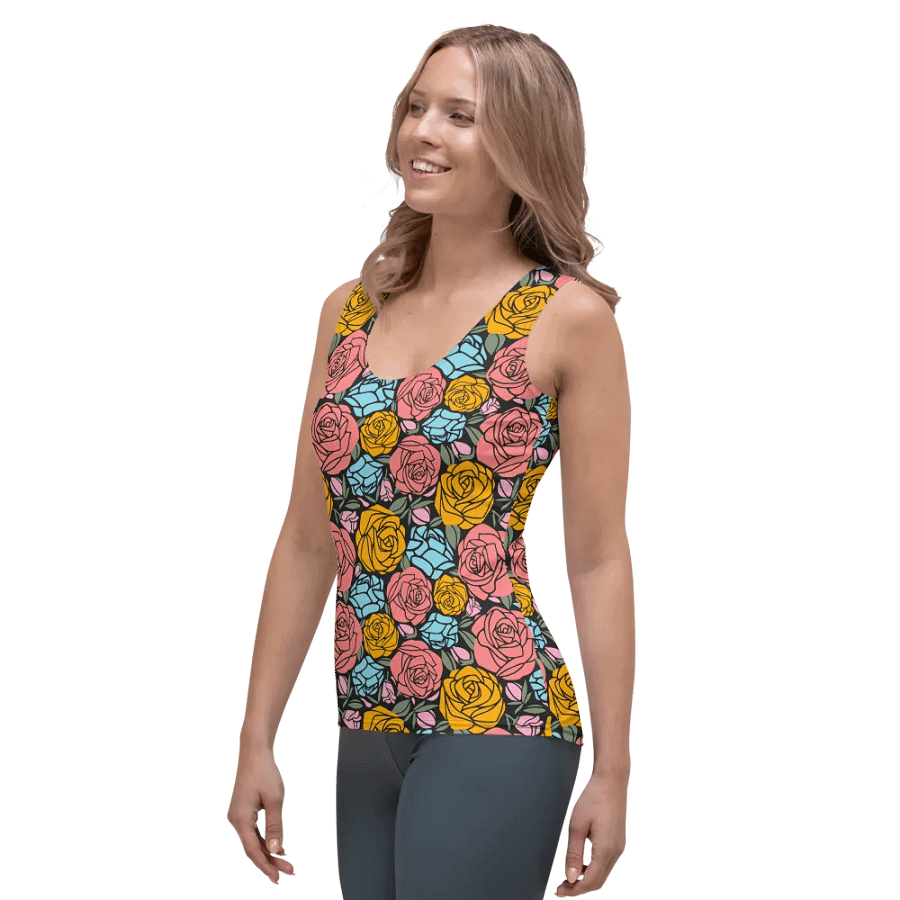 Rose Garden Dreams Tank Top product image (3)