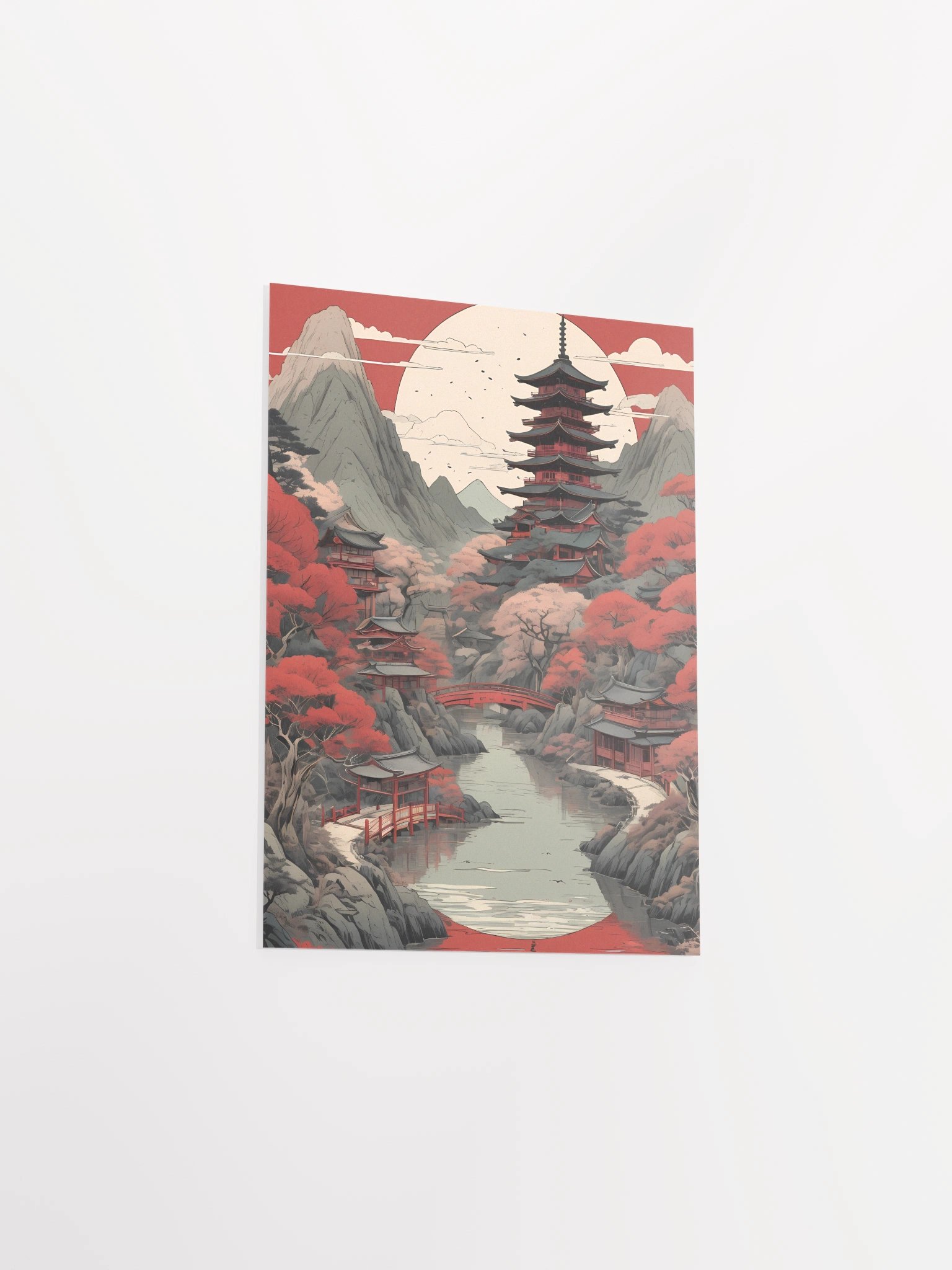 Cherry Blossom Pagoda Poster product image (5)