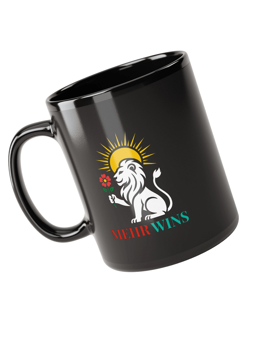 Mehr Wins - Black Mug (Style 2) product image (3)