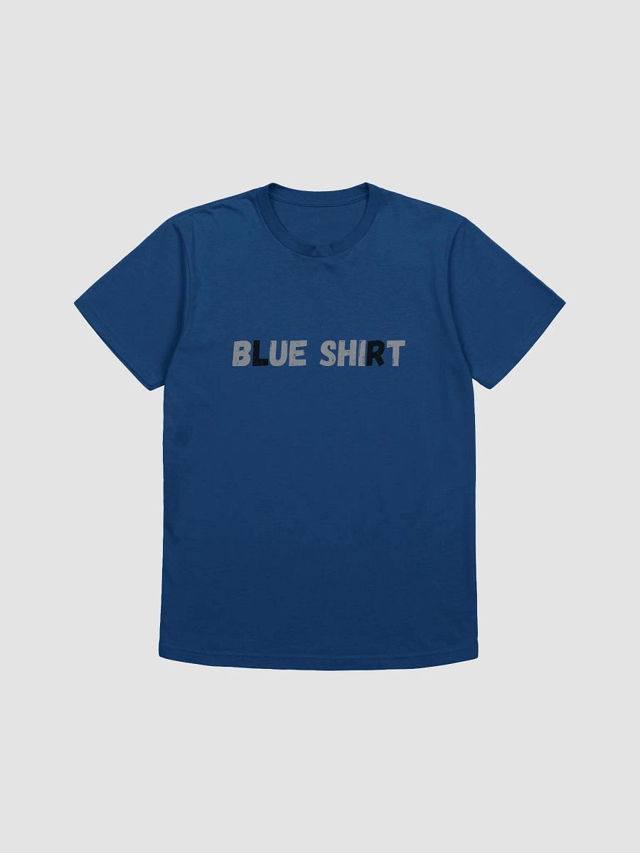 Blue Shirt Unisex Lightweight Cotton T-Shirt product image (1)