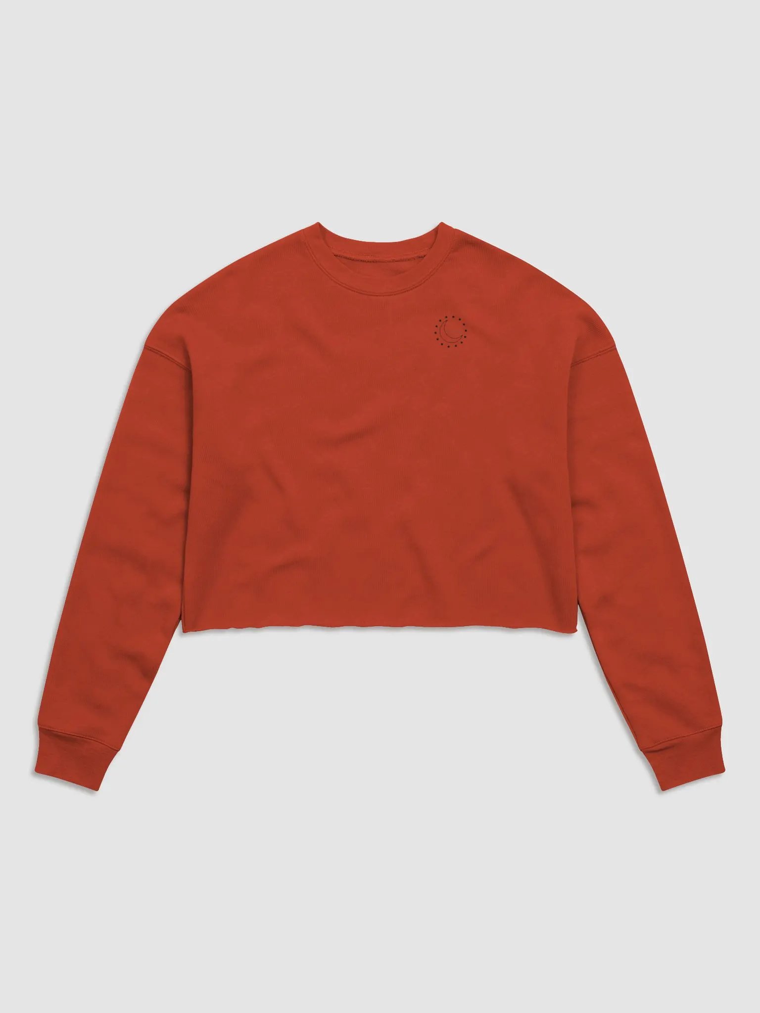 Moon and Stars Cropped Crew - Blue product image (3)