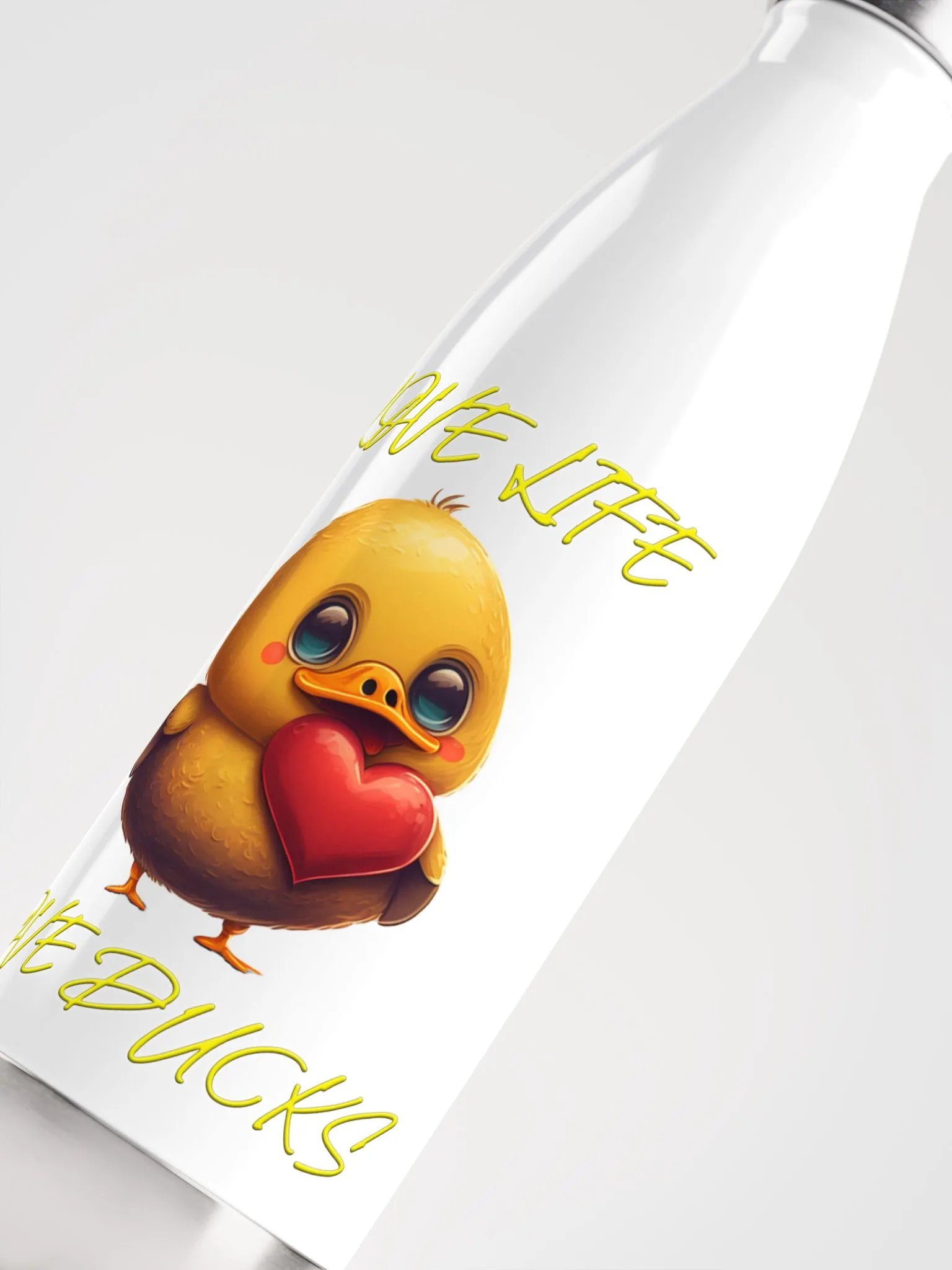 Love Ducks Water Bottle (Stainless Steel) product image (5)