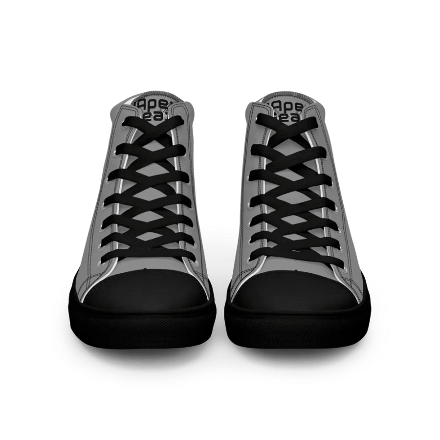 Black HApex Gear Black Logo Women's High Top Canvas Shoes product image (3)