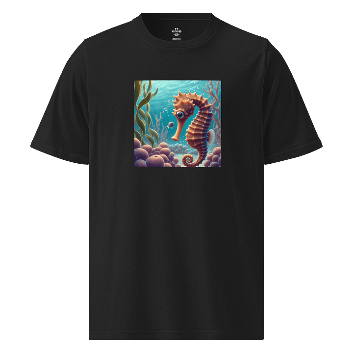 Cartoon Seahorse Underwater Adventure T-Shirt product image (1)