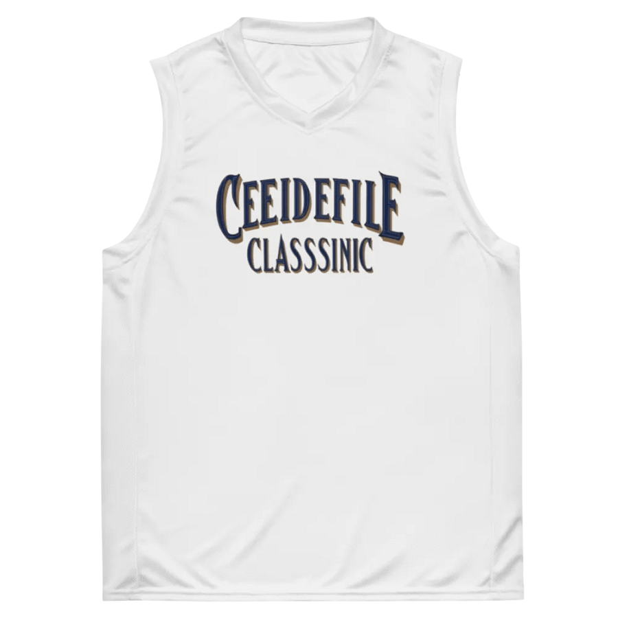 Classsic Typography All-Over Basketball Jersey product image (2)