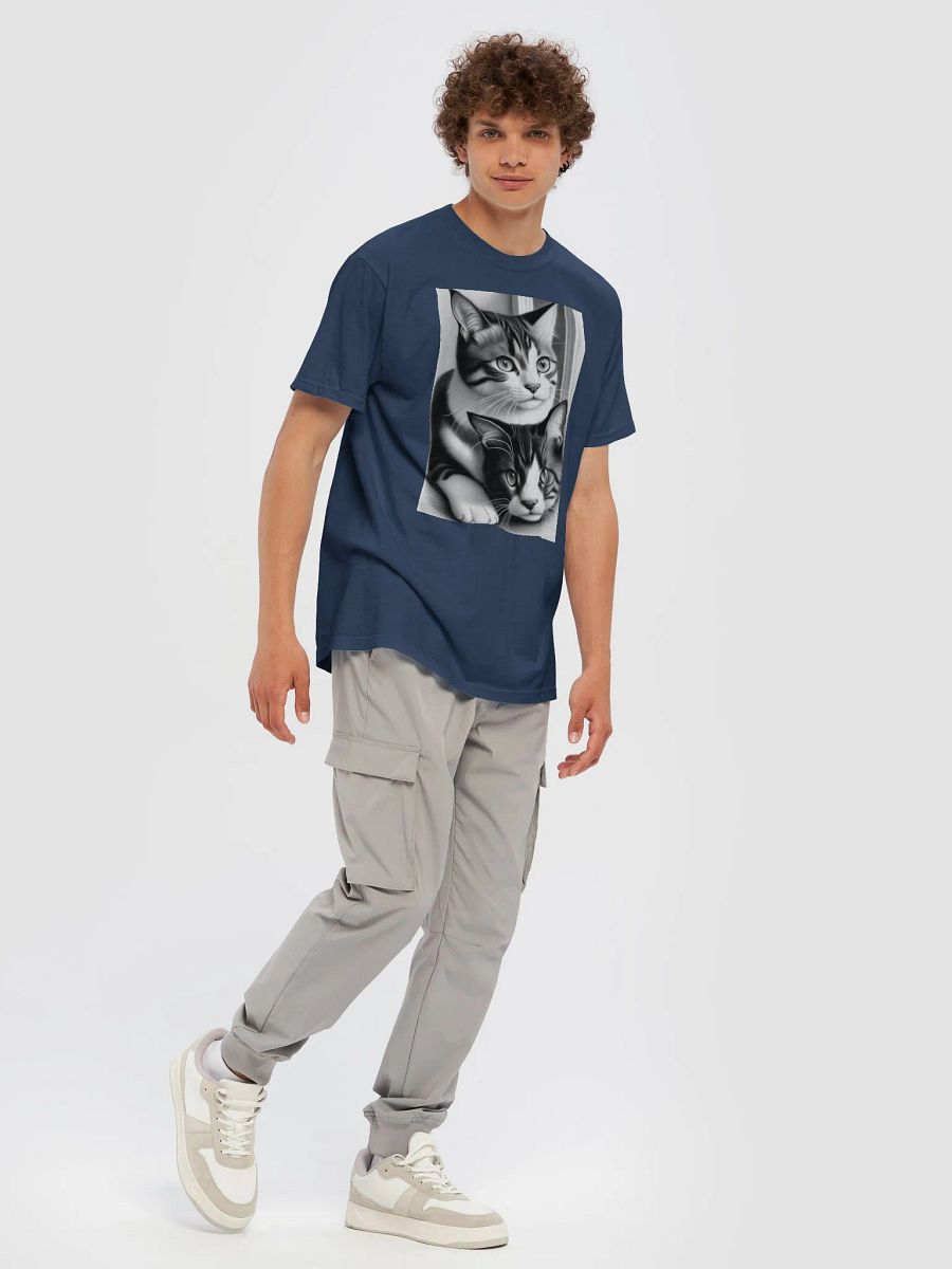 Striped Feline Duo T-Shirt product image (98)
