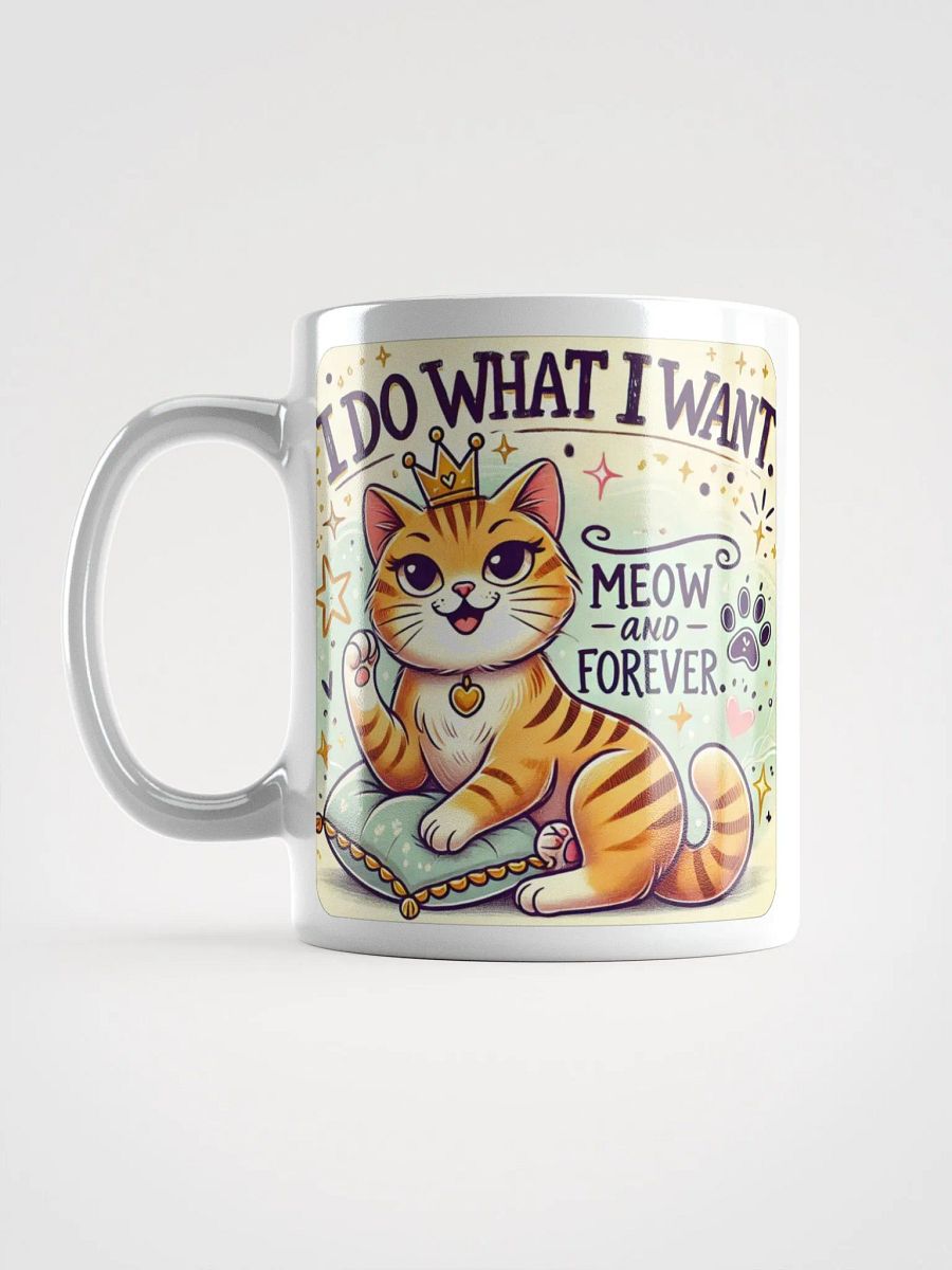 Meow and Forever (White Glossy Mug) product image (12)
