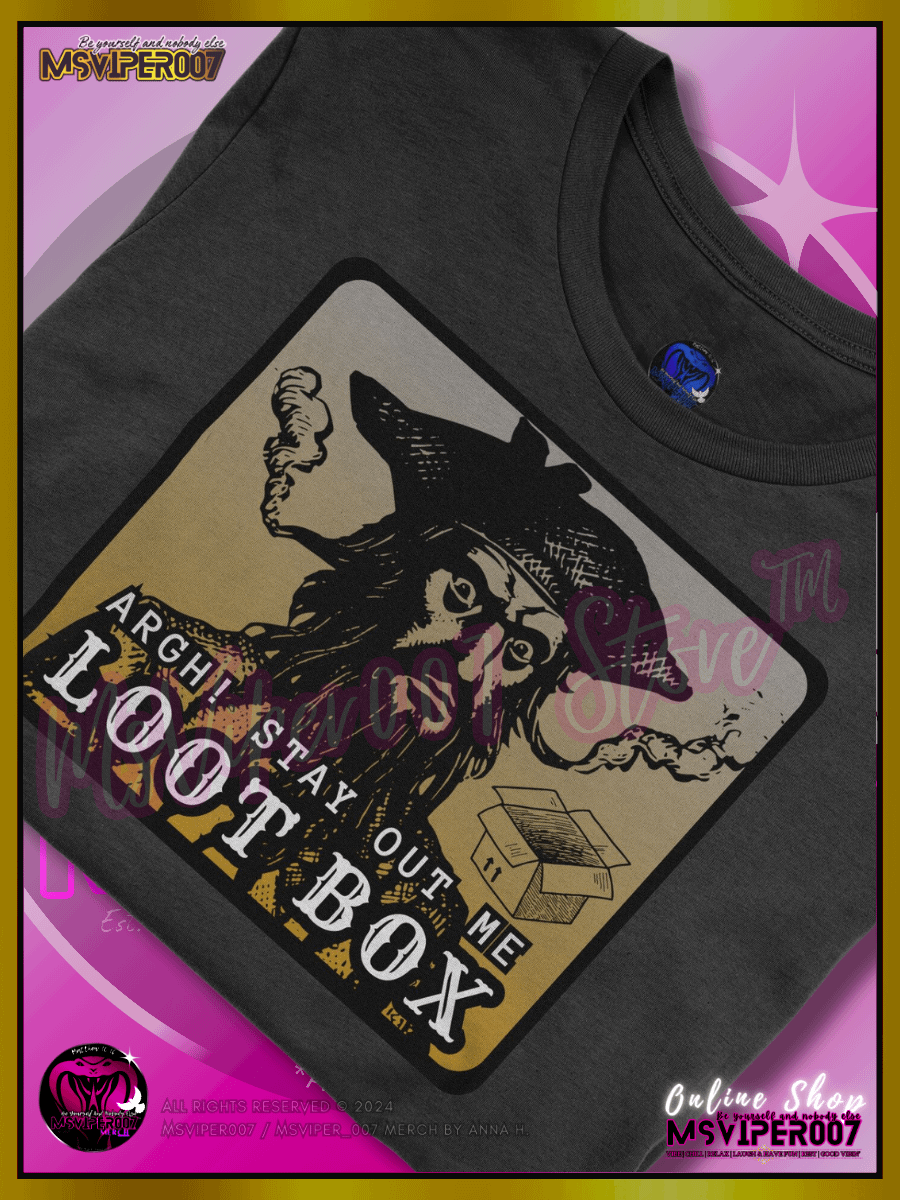 T-Shirt - MsViper007's "Captain NoThieving - Stay Out" Gaming Comfort T-shirt By Anna H. product image (3)