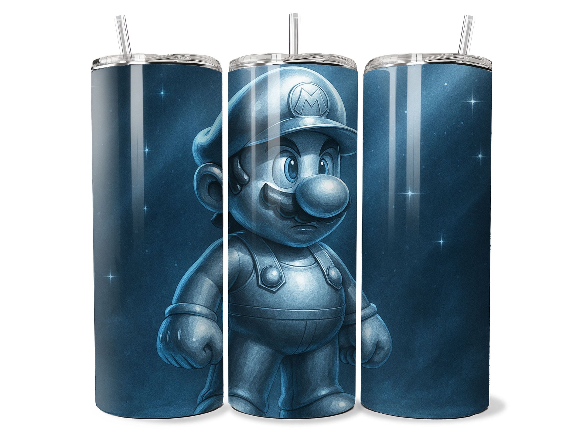 Super Mario – Metallic Hero 20oz Stainless Steel Tumbler product image (1)