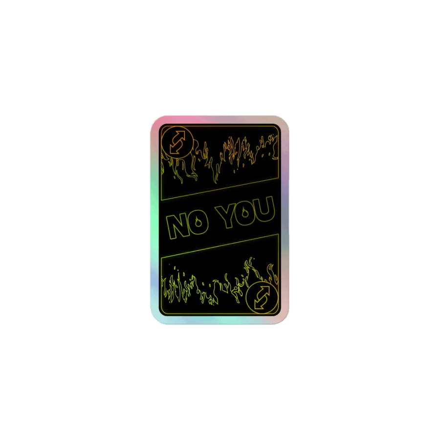 NO YOU Reverse Holo Card product image (1)