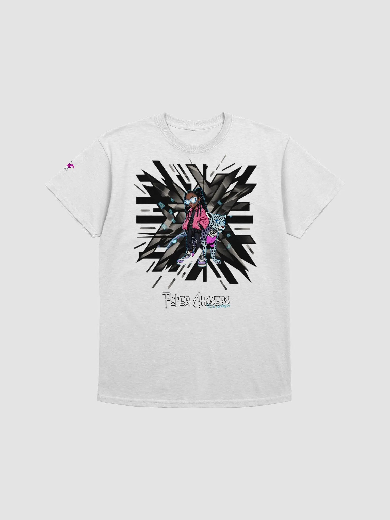 Kilo Express - Paper Chasers Cyber Cat Tee product image (1)