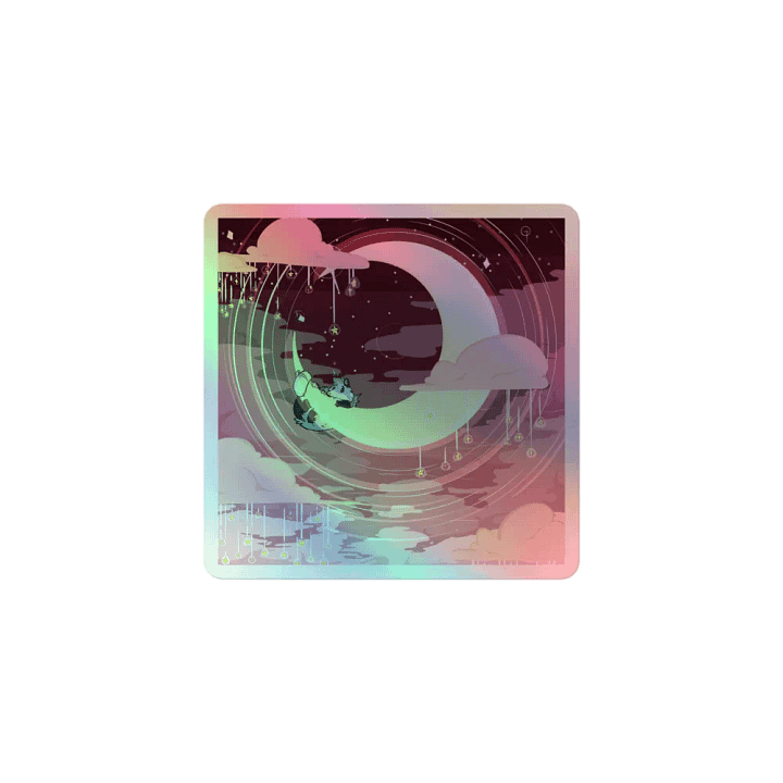 Cotton Candy Skies Holo Sticker product image (1)