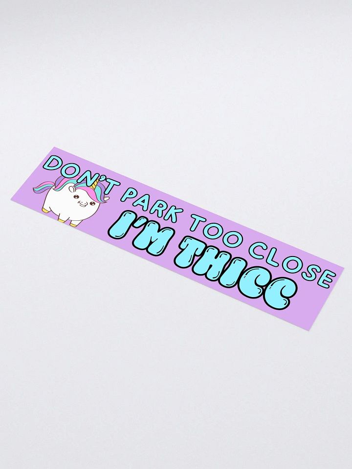 I'm Thicc Bumper Sticker product image (1)