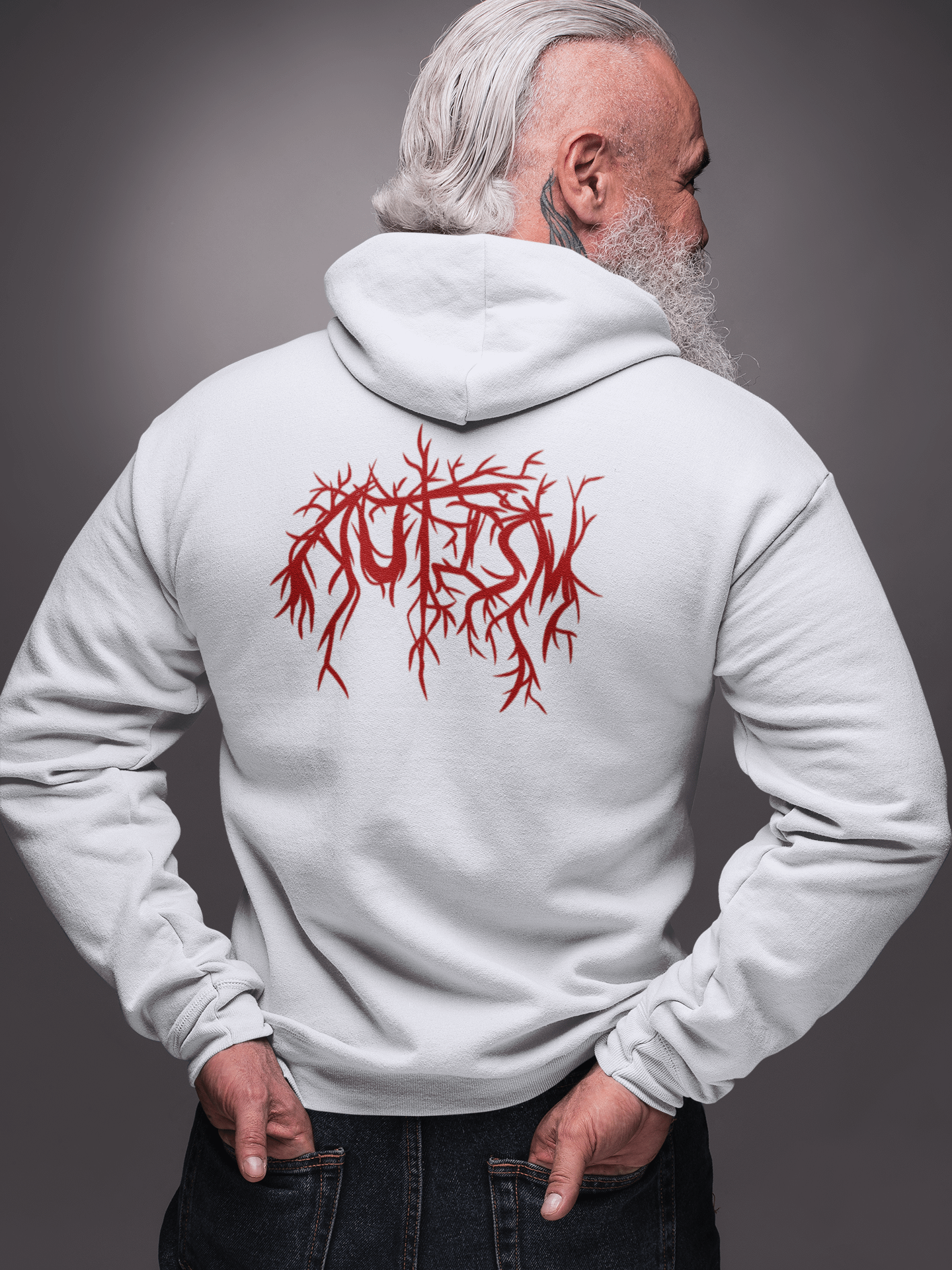 Autism metal zip hoodie product image (1)