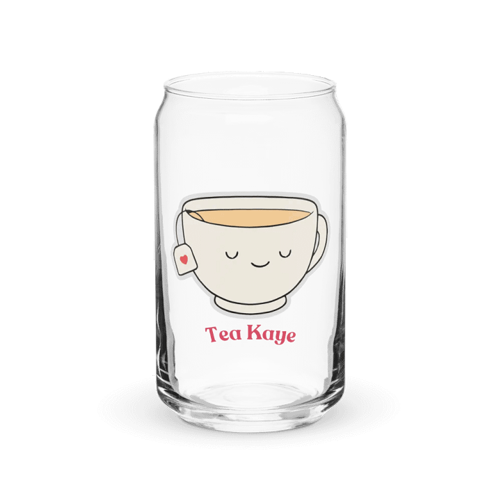 Tea Cup Iced Coffee Glass product image (1)