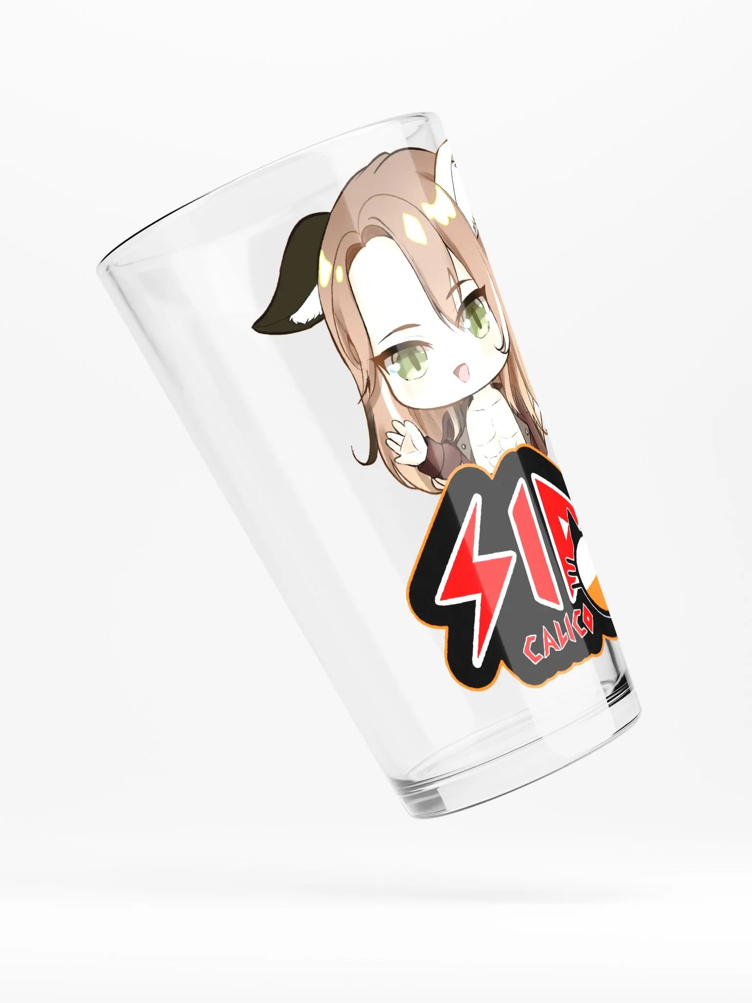 Sid Calico pint glass product image (4)