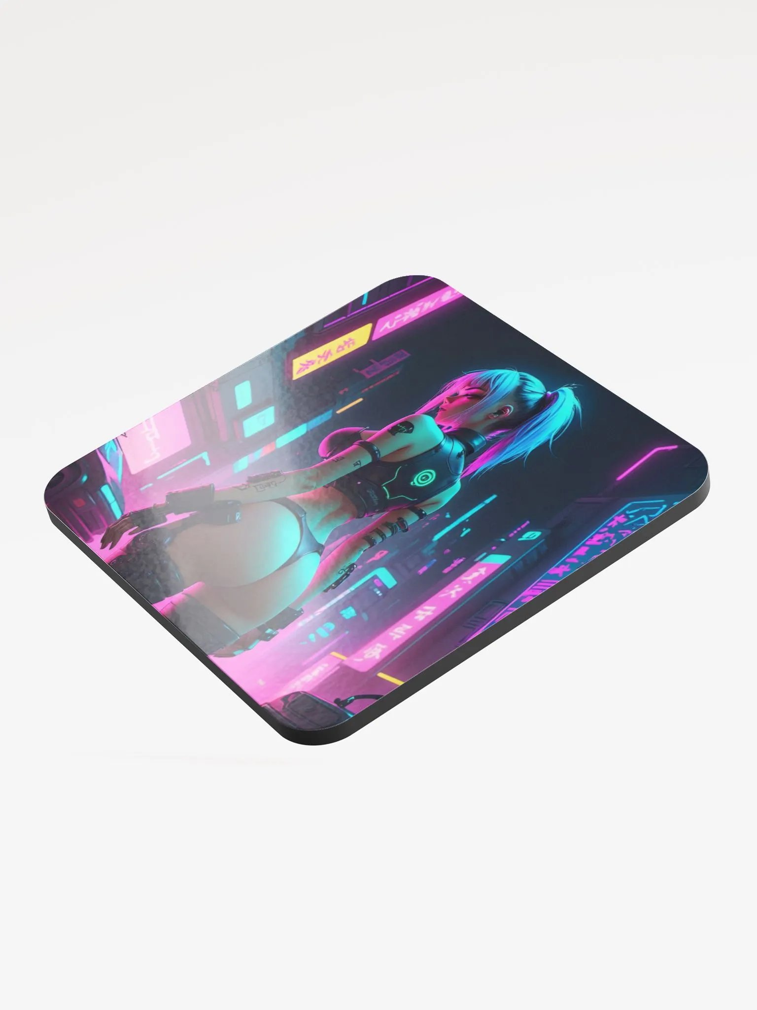 Neon City Nights Cork Coaster product image (3)
