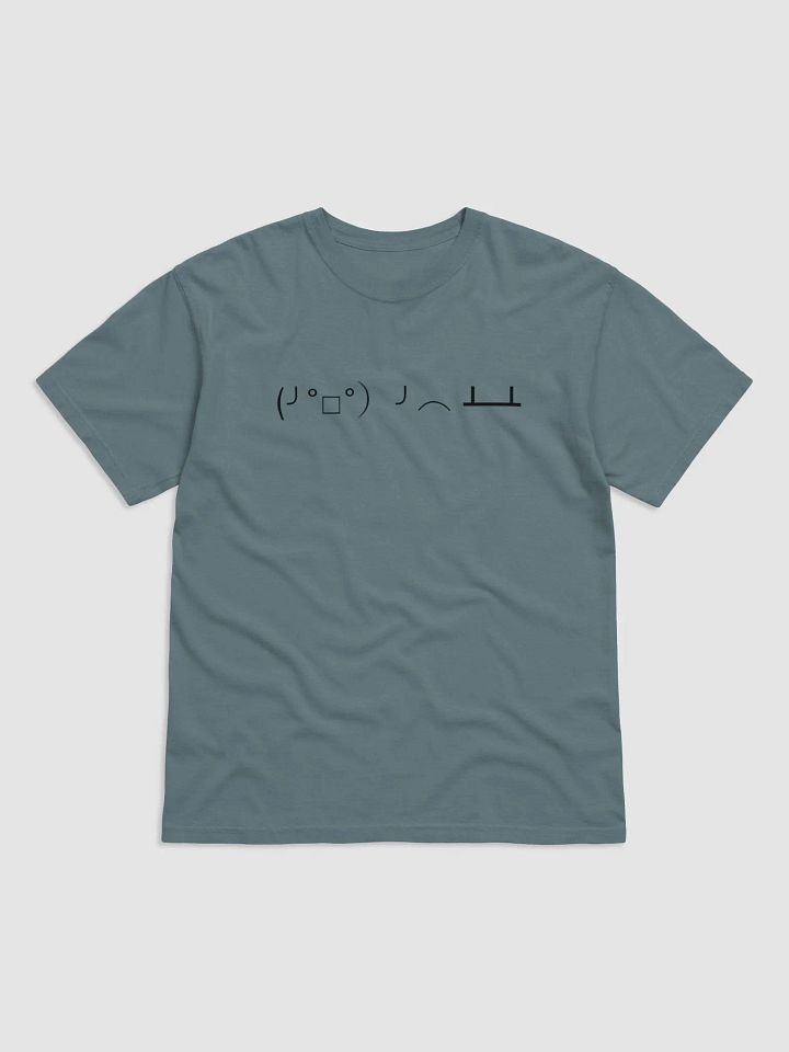 ASCII Face Table Flip T-Shirt product image (1)