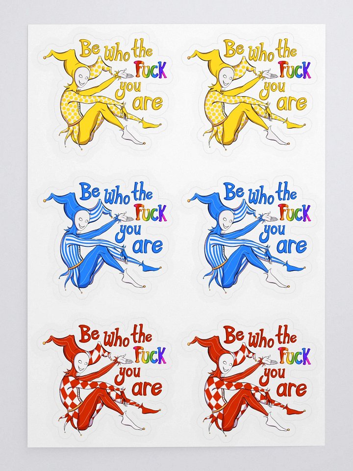 Pride Jesters Sticker Sheet product image (1)