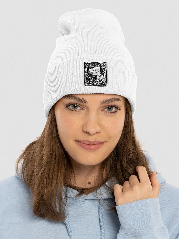 Happy Girl and Kitty Hat – Cute and Fun for Everyday product image (1)