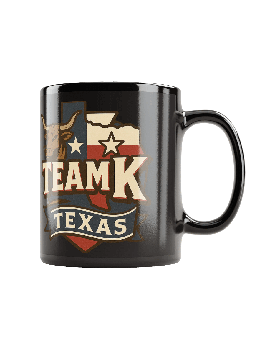 Team K Texas Black Mug product image (2)