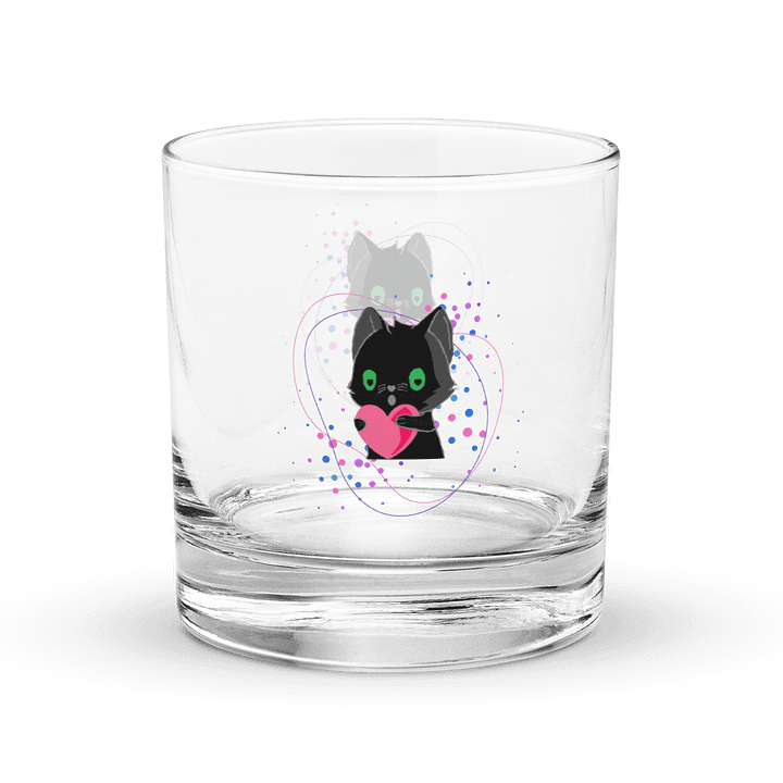 Purrfect Love Rocks Glass product image (2)