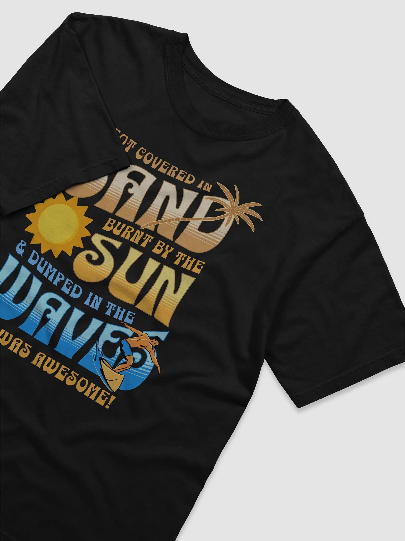 Awesome SAND SUN WAVES T-shirt (Beach Collection) product image (3)