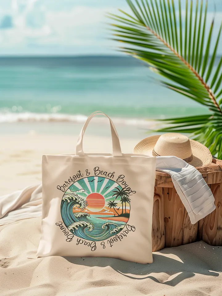 Barefoot Beach Eco-friendly Tote Bag product image (1)