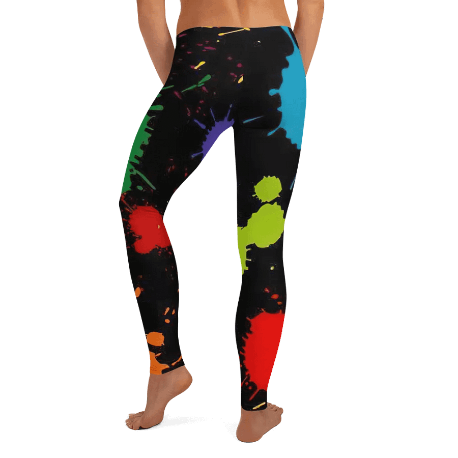 Leggings – Colorful Wallpaper Print for Vibrant & Eye-Catching Style product image (8)
