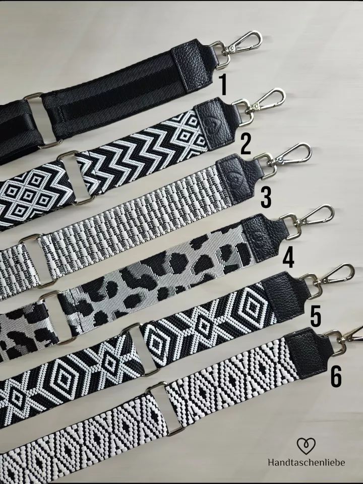Pocket Strap Black Wide Strap Shoulder Strap Fabric Bag Strap Fabric Strap- product image (2)