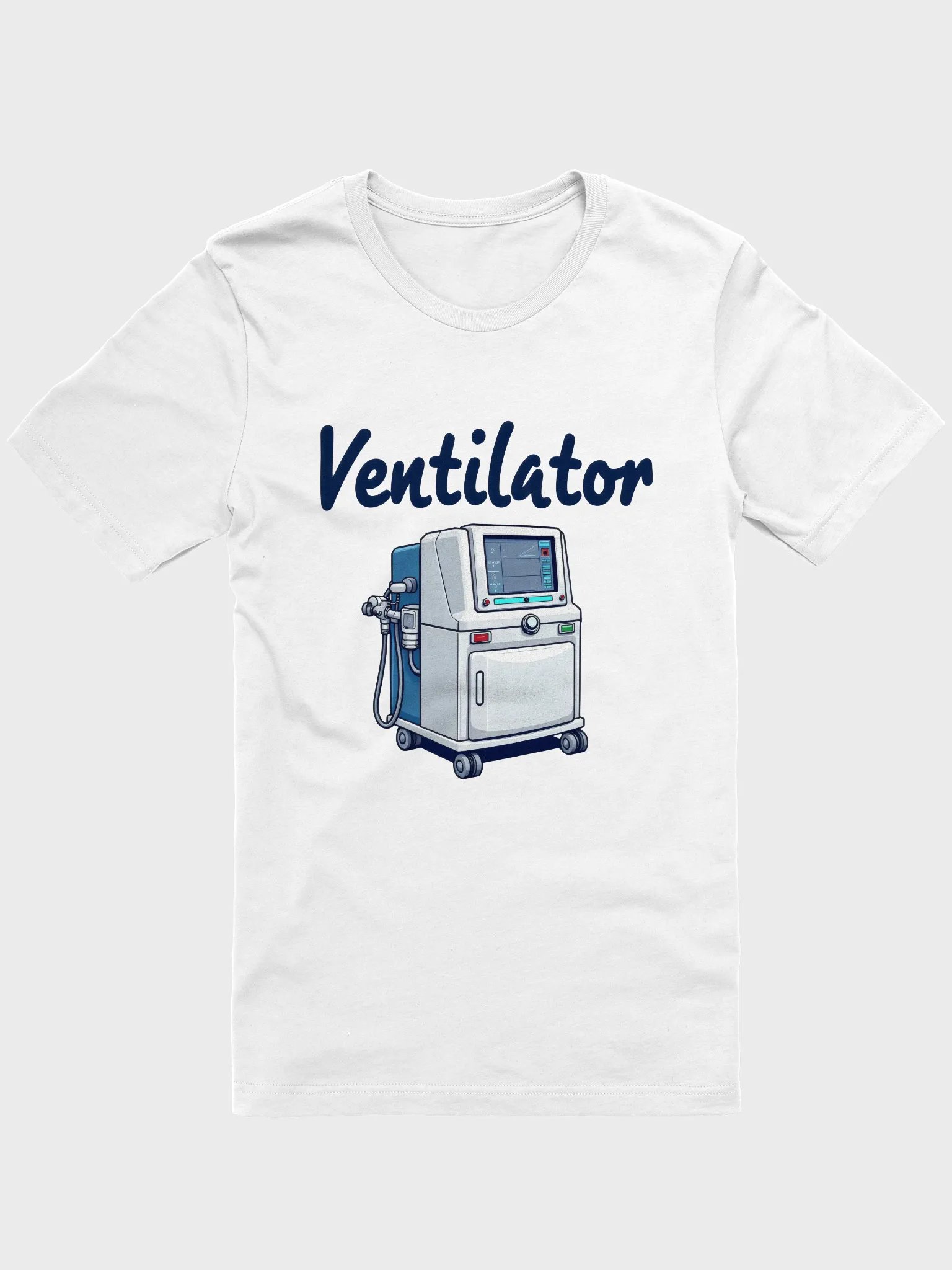 Breathe Easy Medical Ventilator Cartoon T-Shirt product image (5)