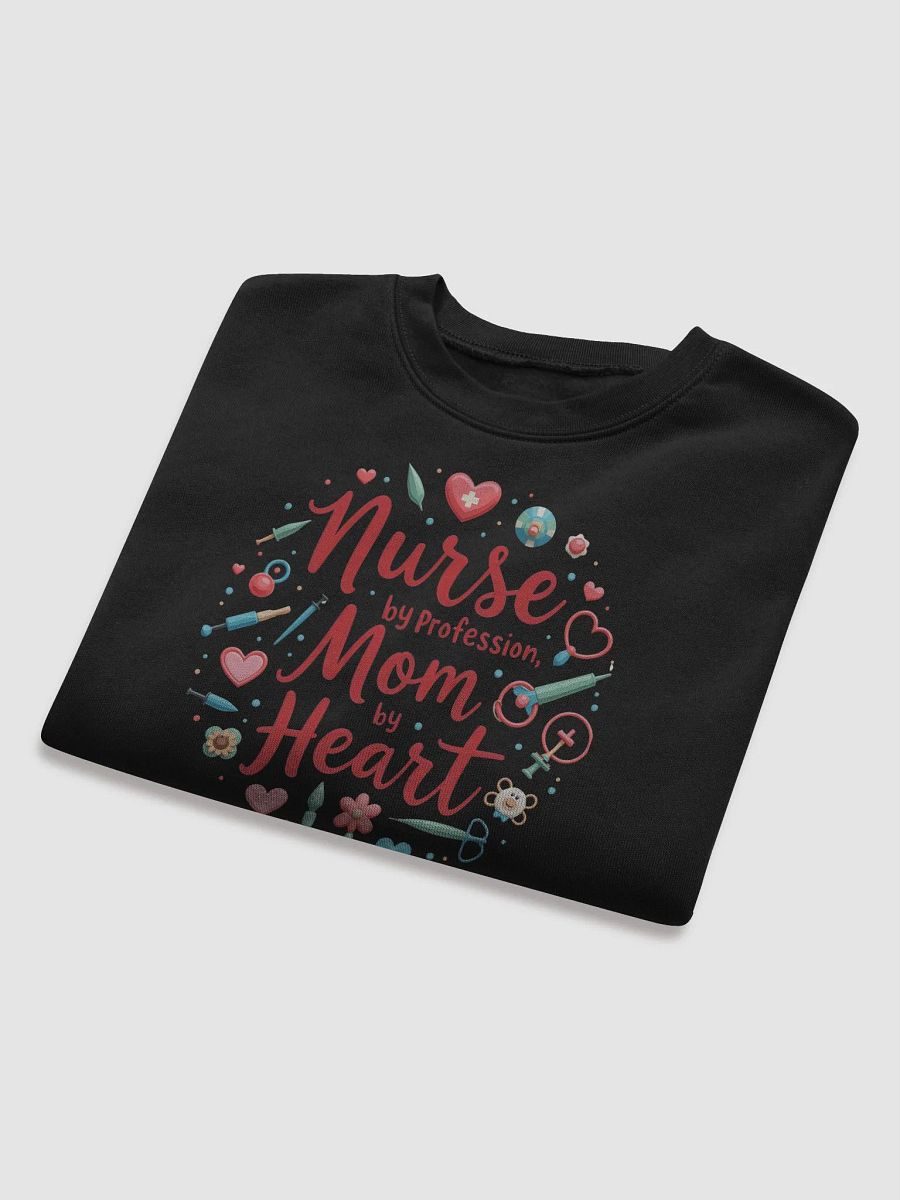 Heartfelt Nurse Mom Crop Sweatshirt product image (16)