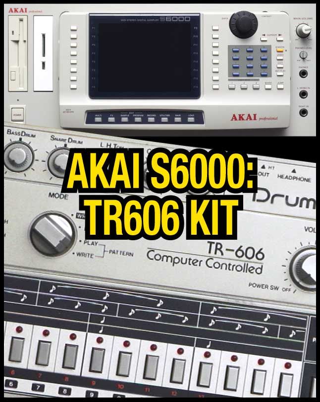 Akai S6000: TR606 Kit product image (1)
