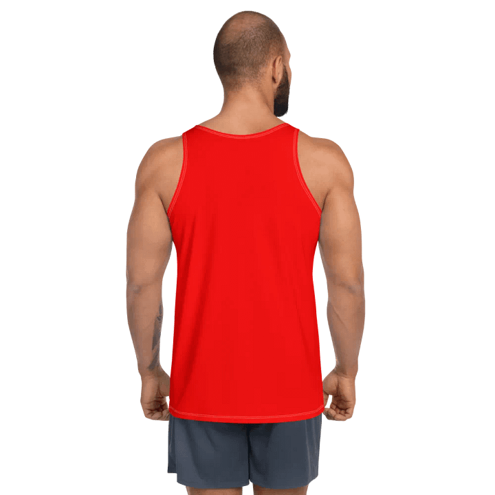 Plain Color Red Tank Top product image (2)