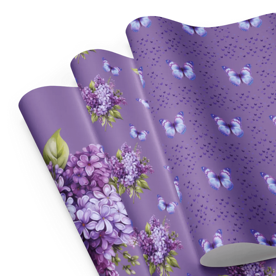 Lilac Bloom Wrapping Paper Set product image (7)