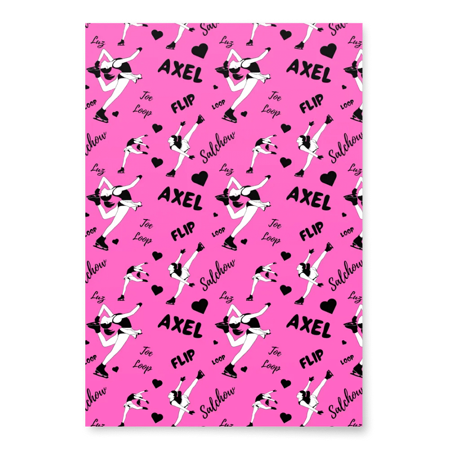 Ice Skaters Wrapping Paper Set product image (6)