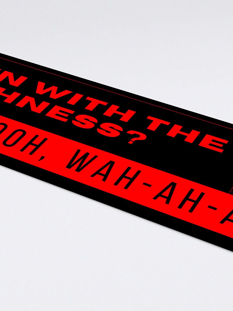 Down with the Synthness bumper sticker. product image (4)