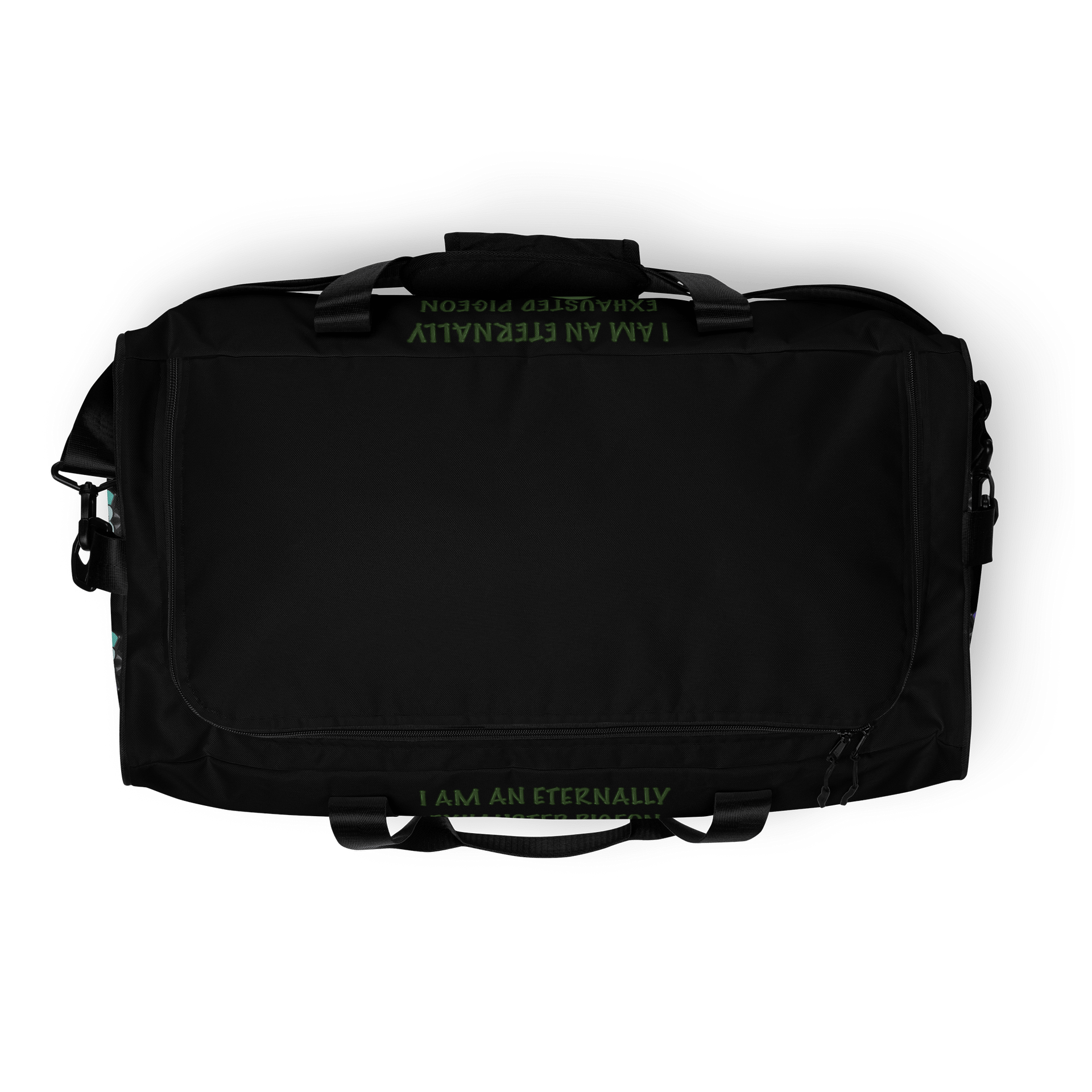 Eternally Exhausted Pigeon Duffel Bag product image (8)