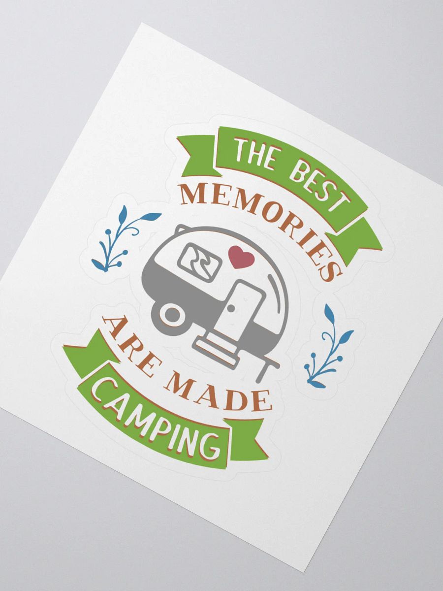 Best Memories Camping Kiss-Cut Stickers product image (2)