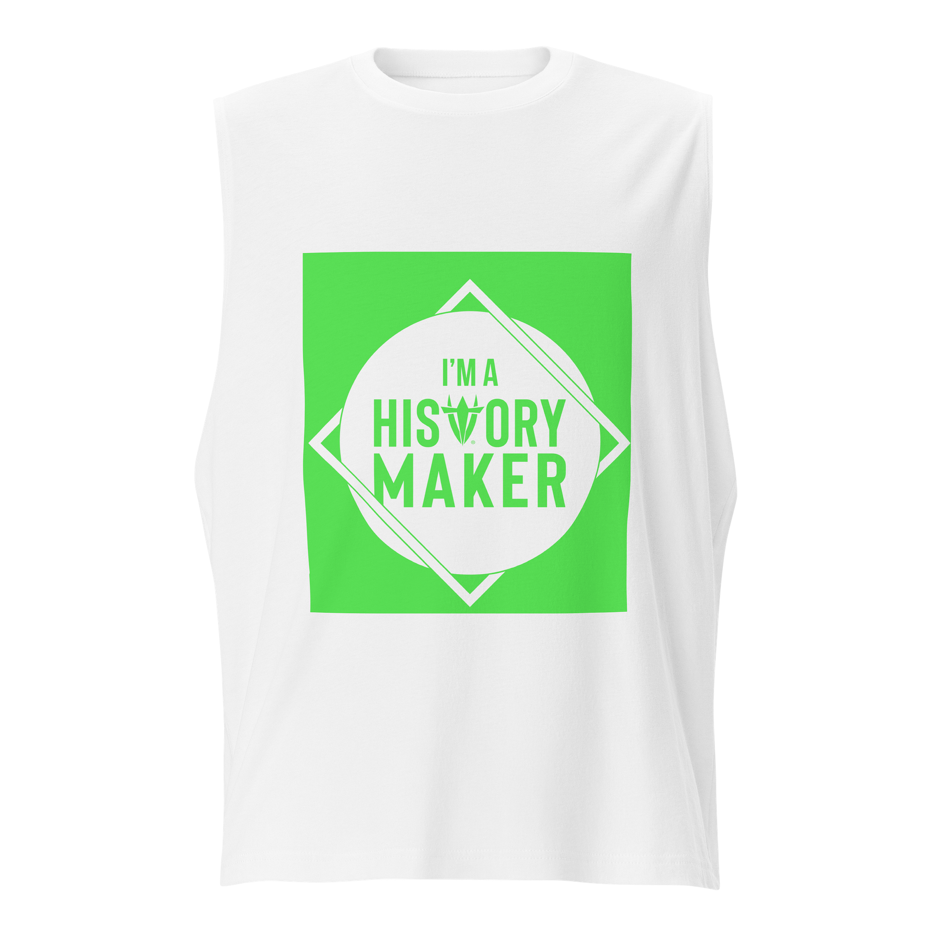 I'm a History Maker White Muscle Tank product image (1)