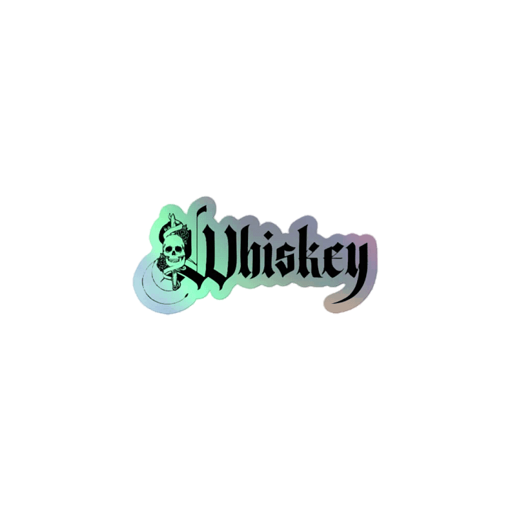 whiskey shiny sticker product image (1)