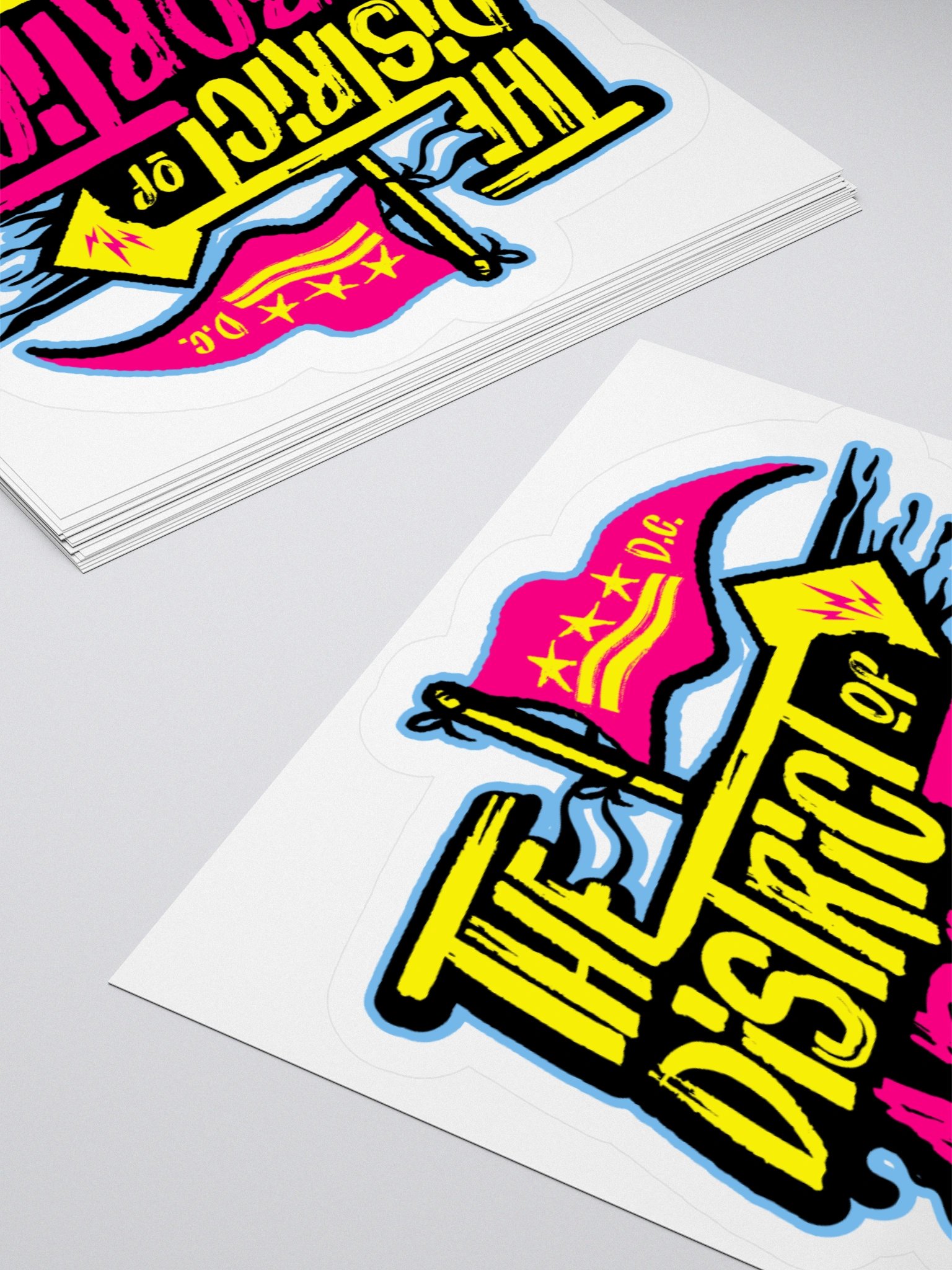 The District of Abortion CMYK sticker product image (11)