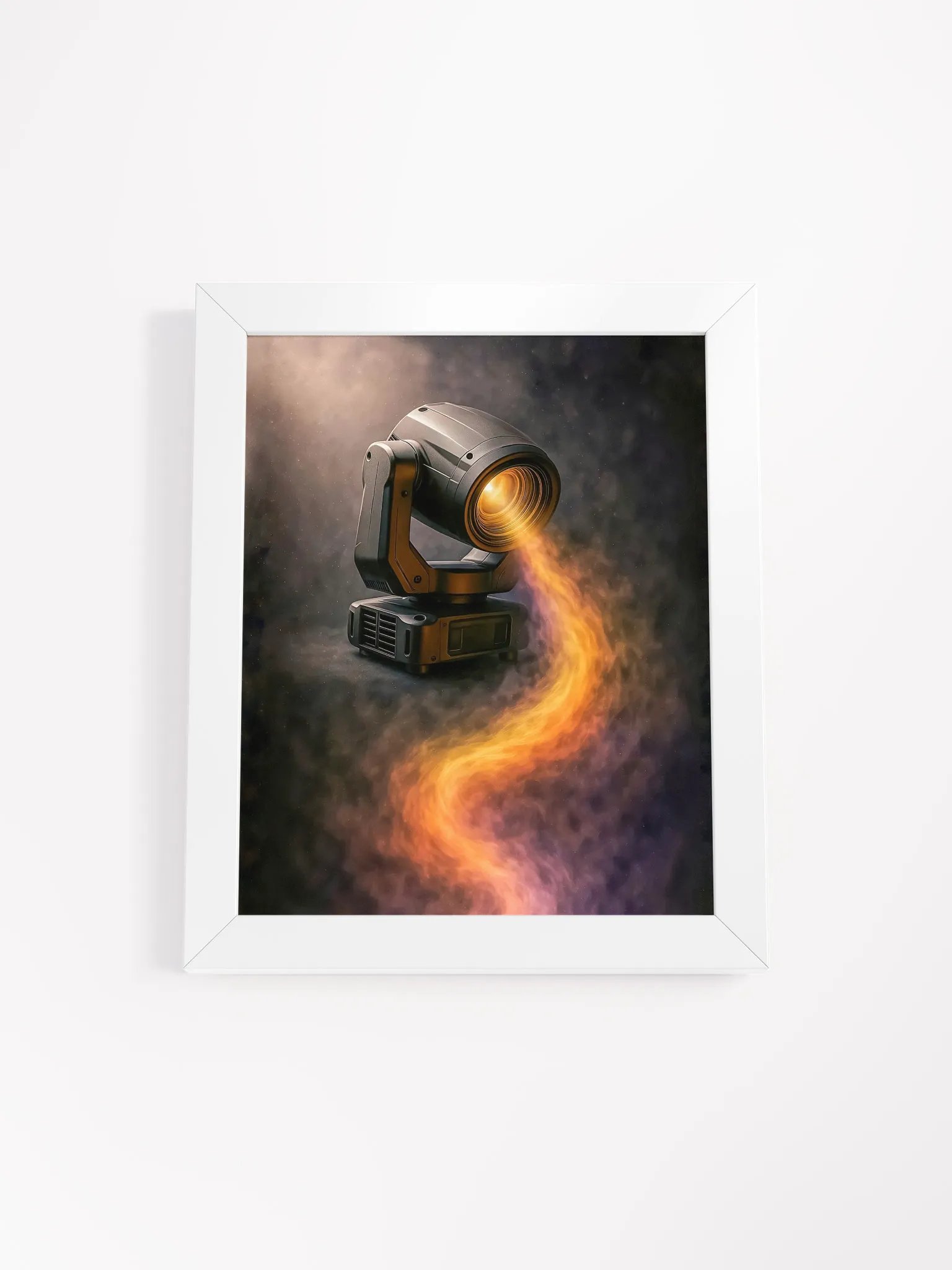 Theatrically Jerry: Light Beam Cyclone Moving Head Light Fine Art Print product image (6)