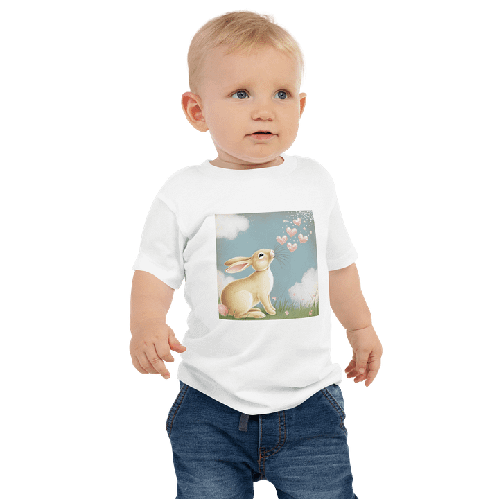 Whimsical Bunny Love Baby Tee product image (1)