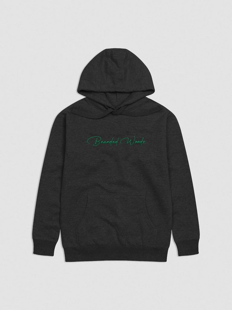 Men's Bearded Woodz Signature Hoodie (Green Embroidery) product image (1)