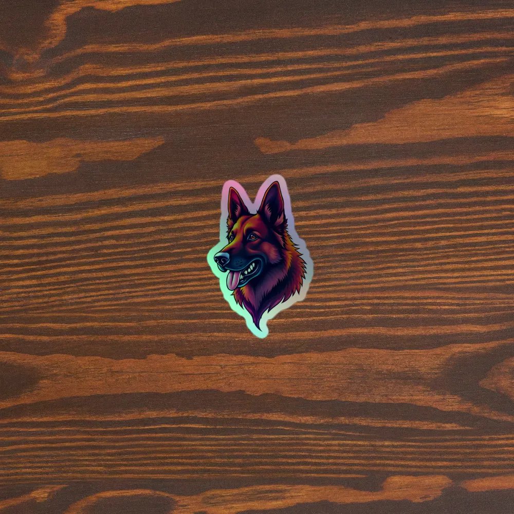 Vibrant Shepherd Holographic Sticker Set product image (5)