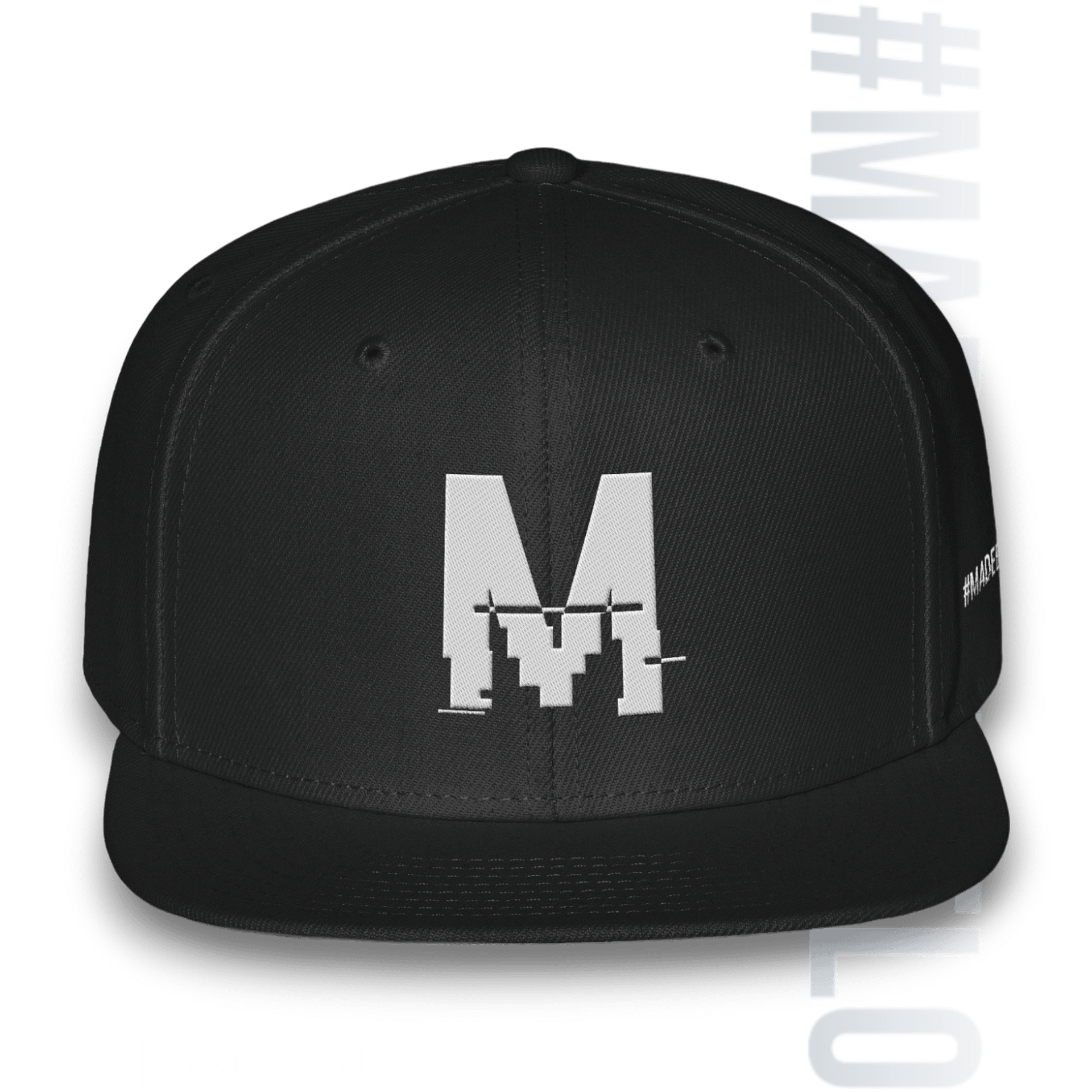MELO CREW x Whiteout - Snapback Hat | #MadeByMELO product image (2)